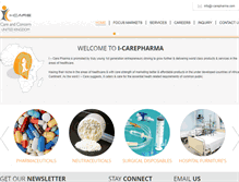 Tablet Screenshot of i-carepharma.com